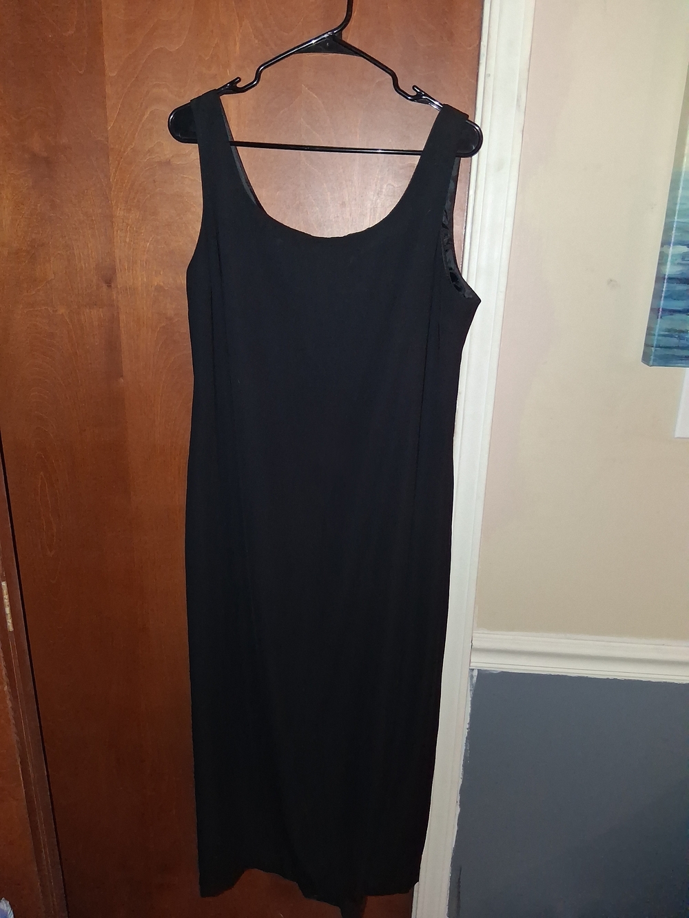Virgo Black Midi Tank Dress
